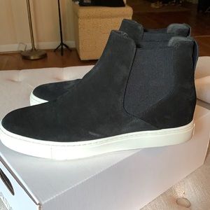 Vince Newlyn high top suede sneaker